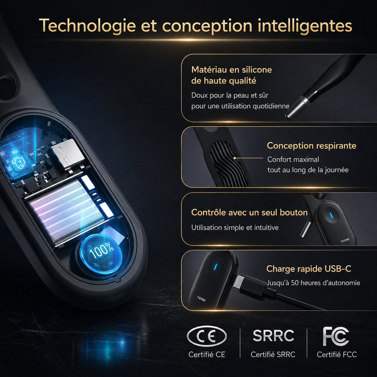 Correcteur de posture intelligent AlignPro